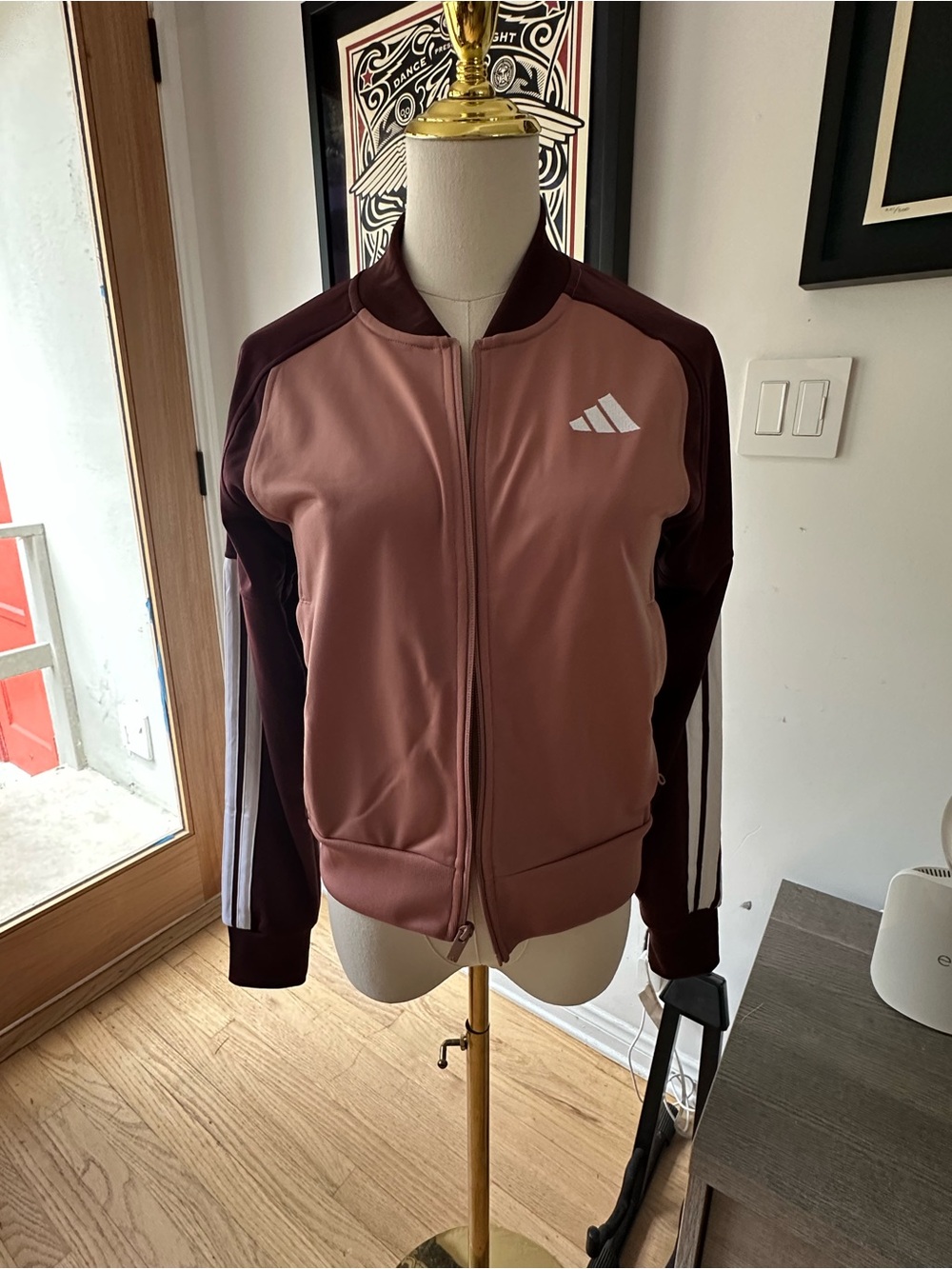 Adidas Pink Burgundy Athletic Top | New with Tags